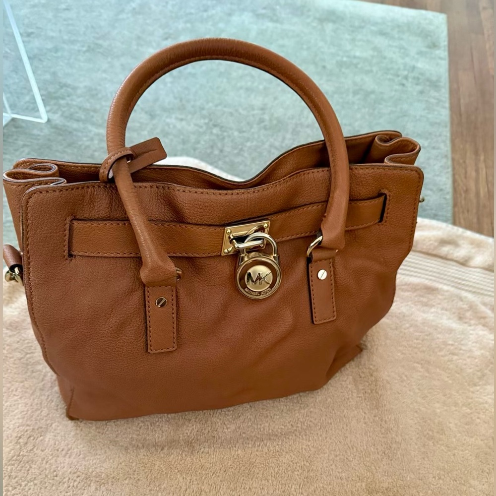 Michael Kors Brown Leather Satchel
